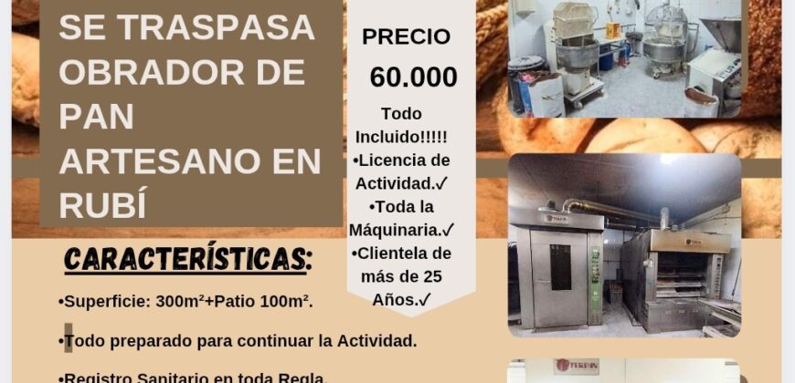 TRASPASO OBRADOR r.20021138