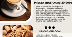 TRASPASO CAFETERIA PANADERIA r.20021160